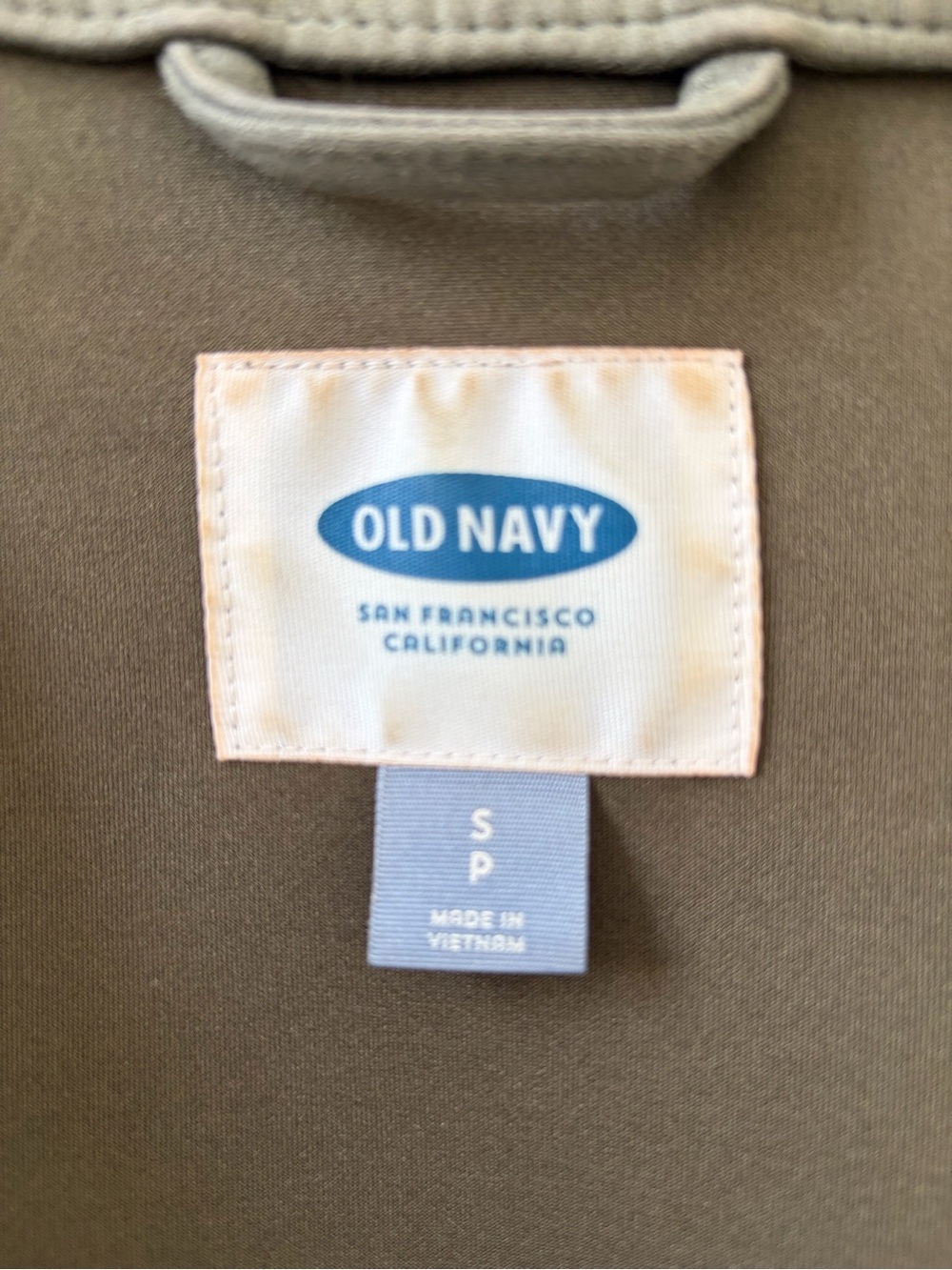 Old Navy Light Olive Faux Suede Moto Jacket - Women's - Picture 2 of 4
